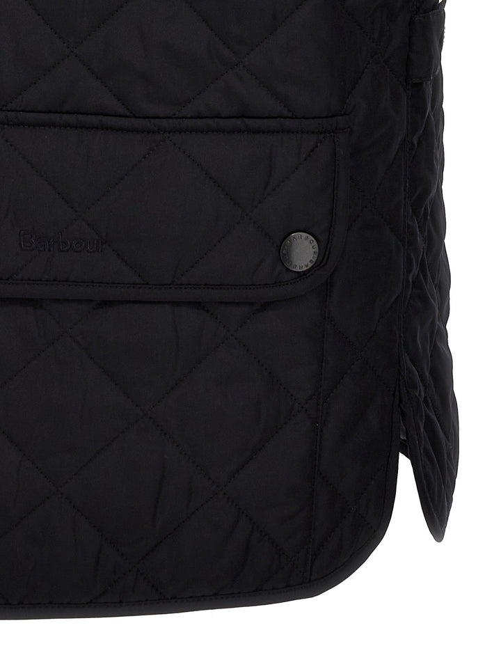 Barbour Blue Polyester Sleeveless Jacket