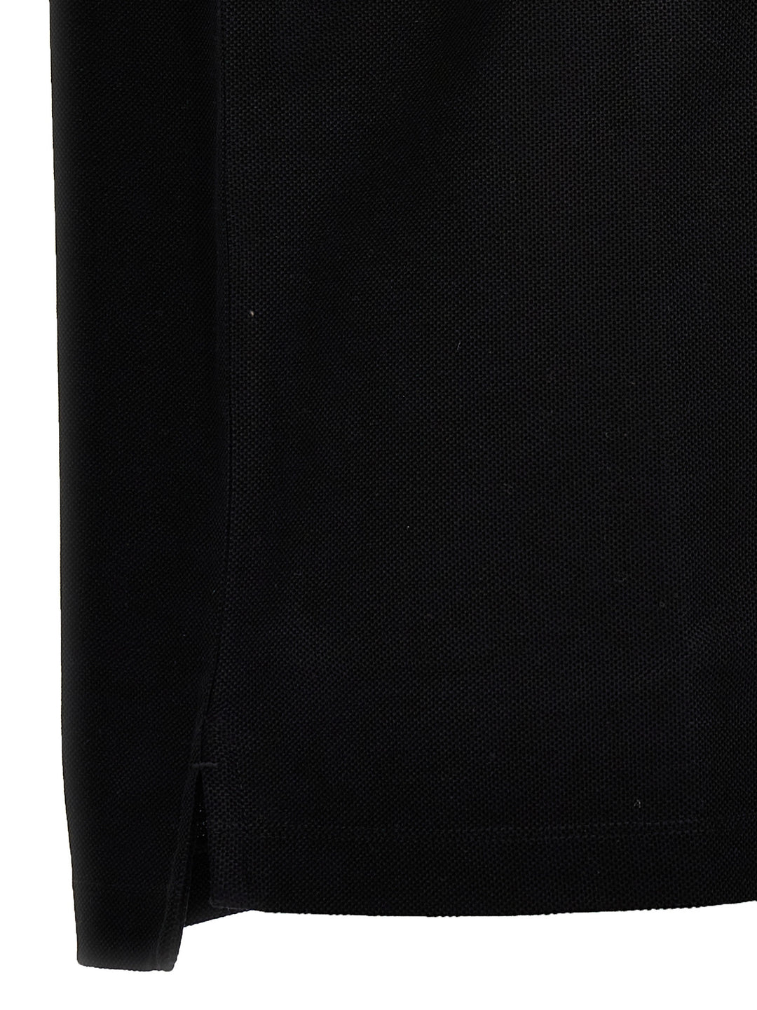Burberry Black Cotton Polo Shirt