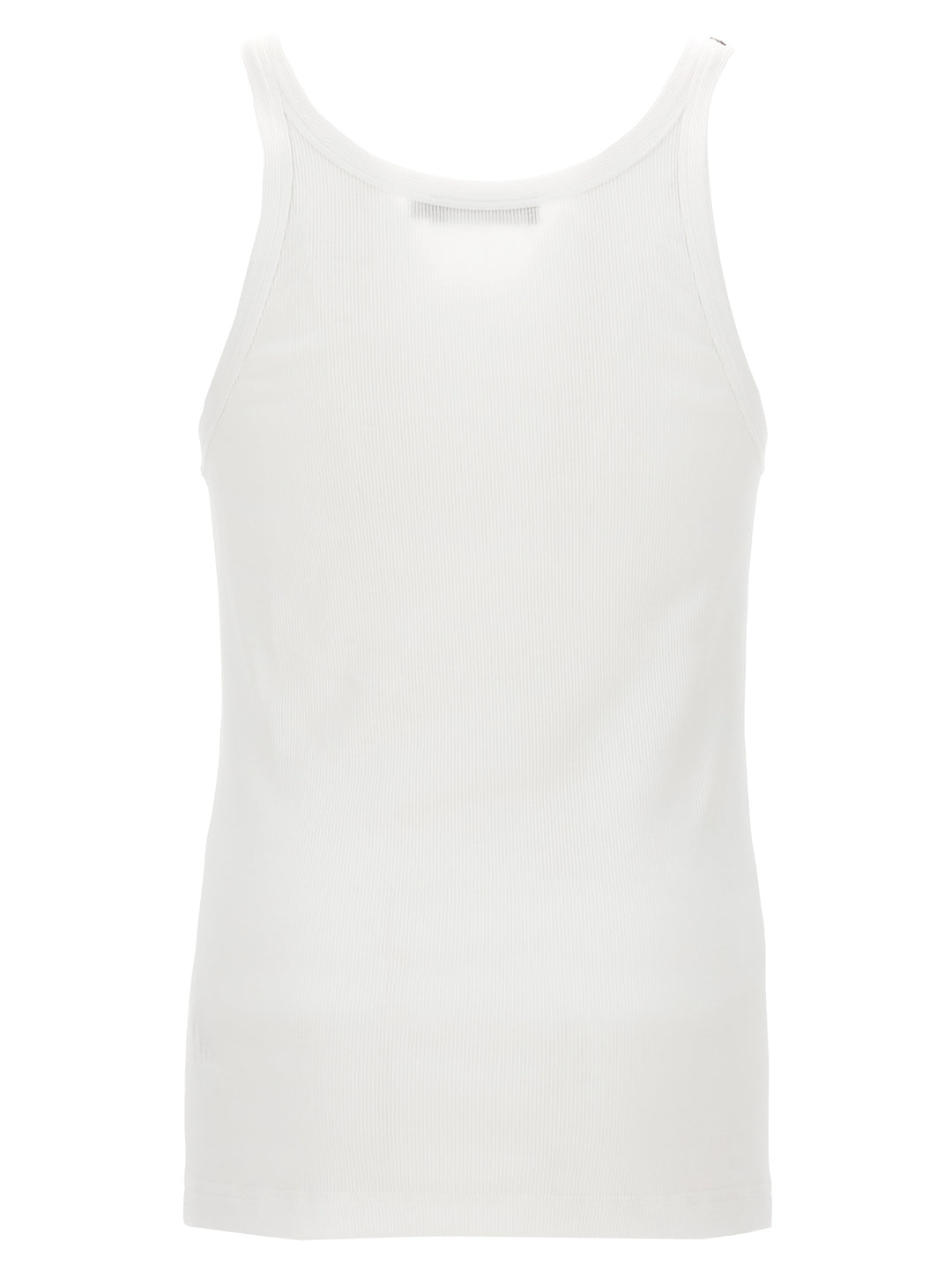 Dolce &amp; Gabbana White Cotton Tank Tops