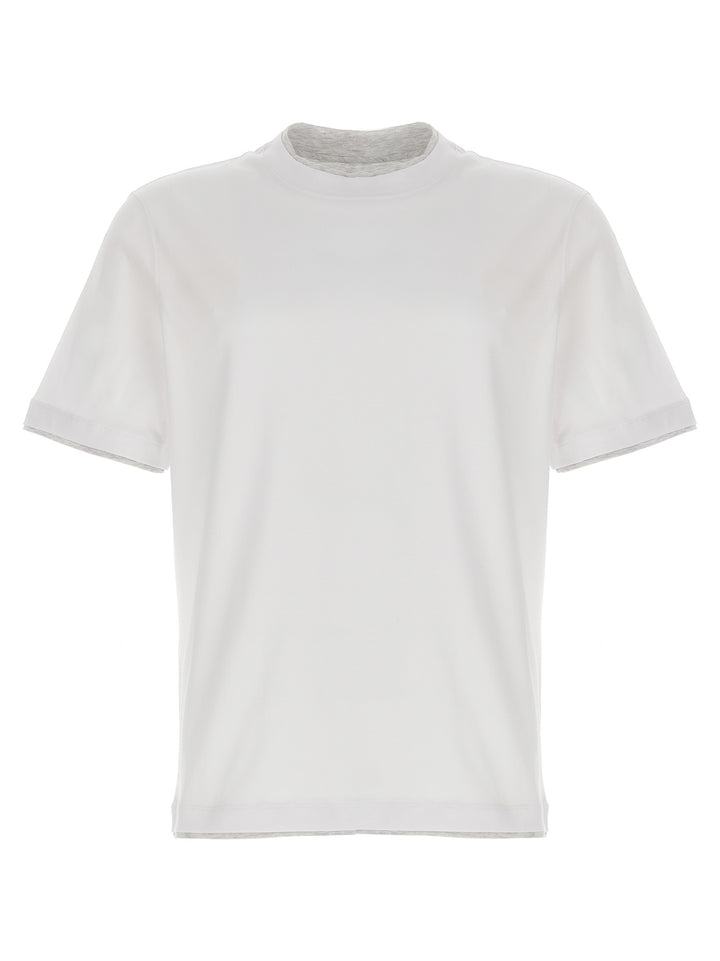 Brunello Cucinelli White Cotton T-Shirt