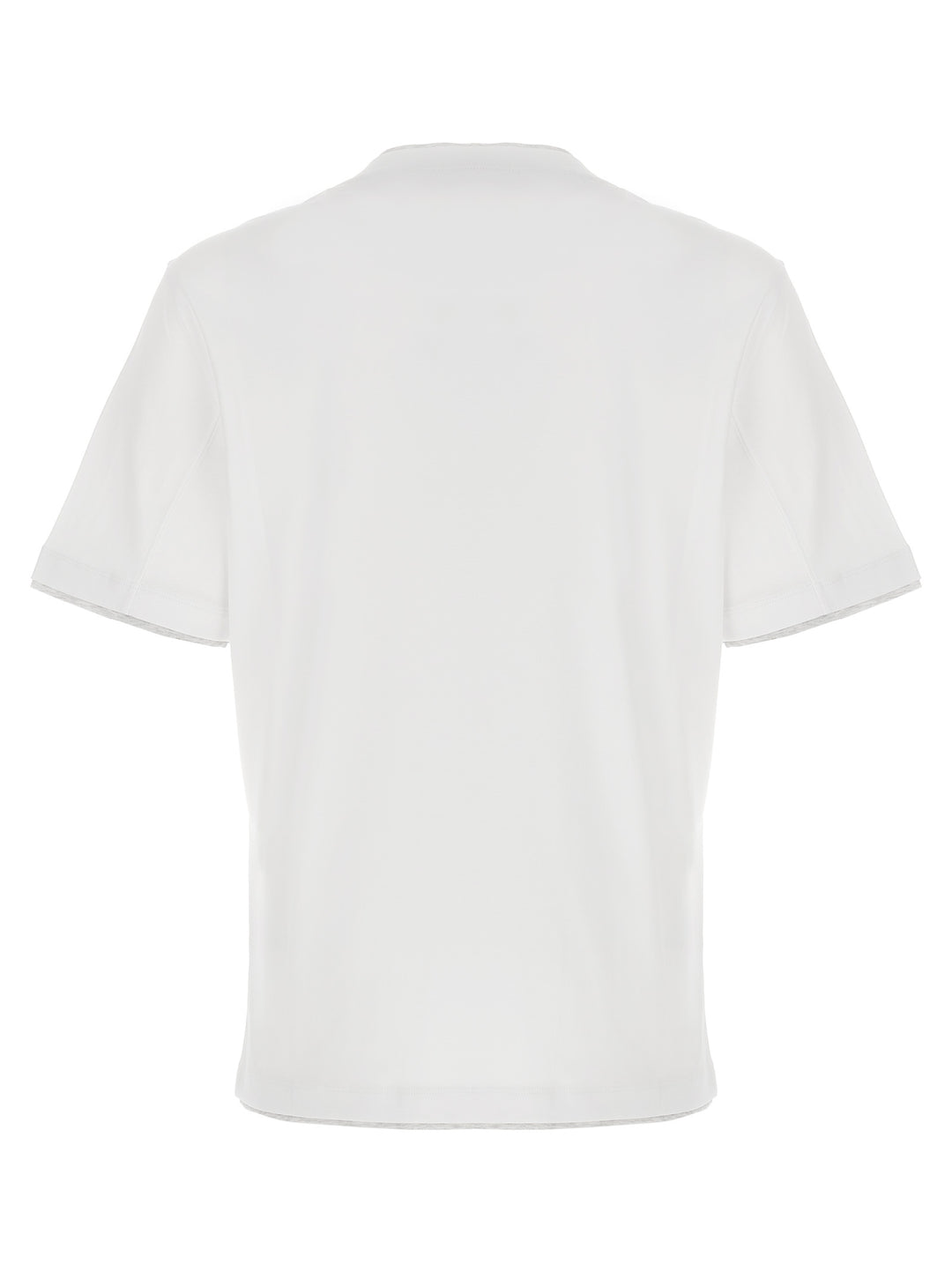 Brunello Cucinelli White Cotton T-Shirt