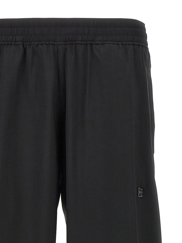 Givenchy Black Virgin Wool Casual Pants