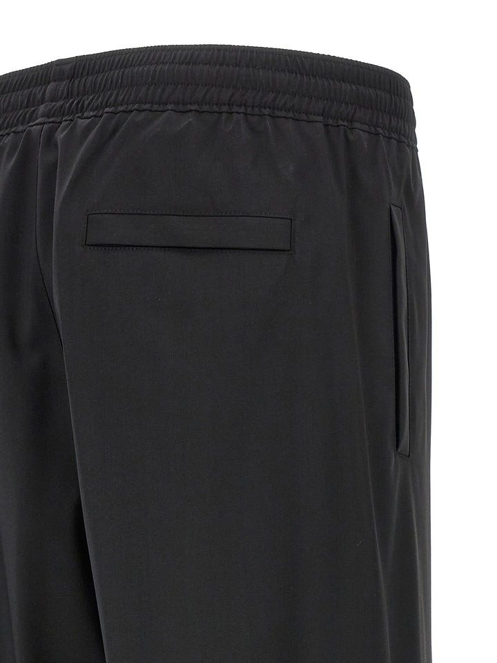 Givenchy Black Virgin Wool Casual Pants