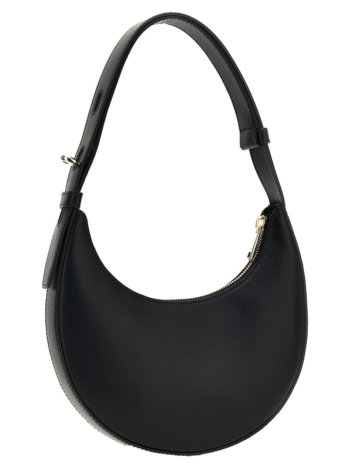 Furla Black Calfskin Shoulder Bag