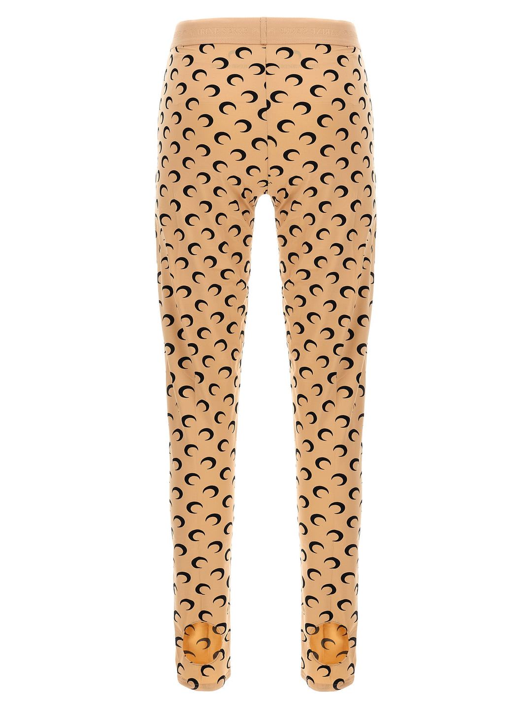 Marine Serre Beige Polyamide Leggings