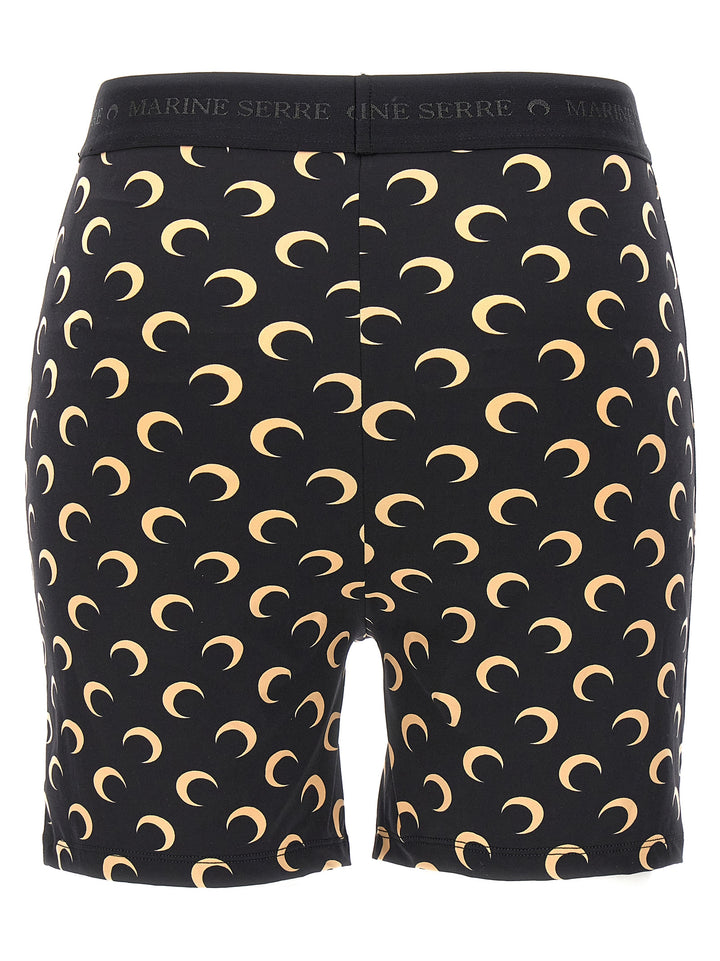 Marine Serre Black Polyamide Leggings