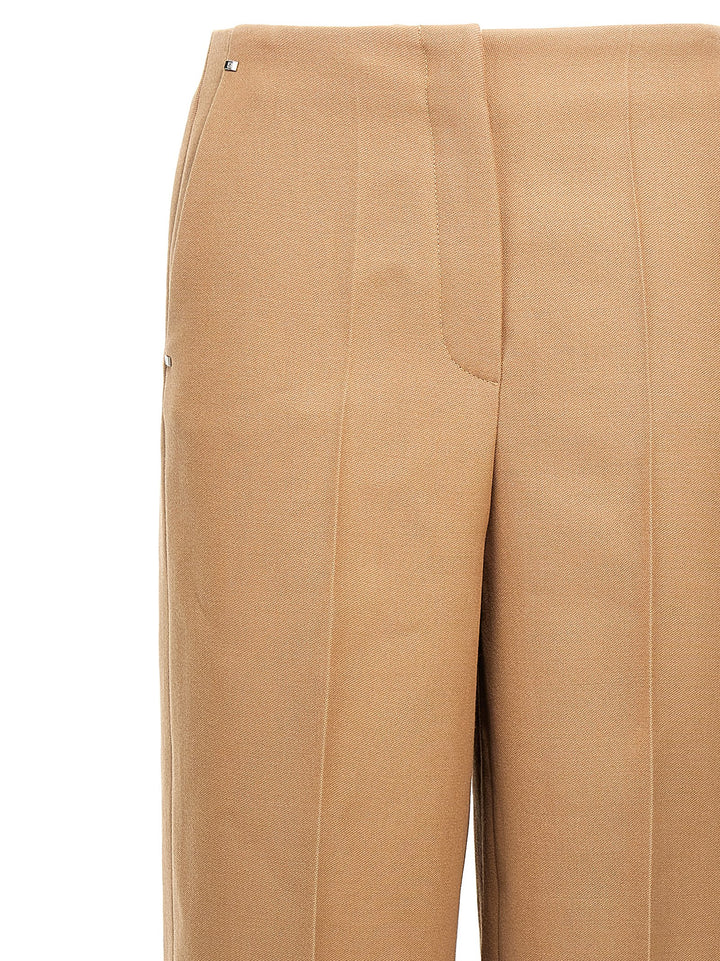 Fendi Beige Wool Dress Pants