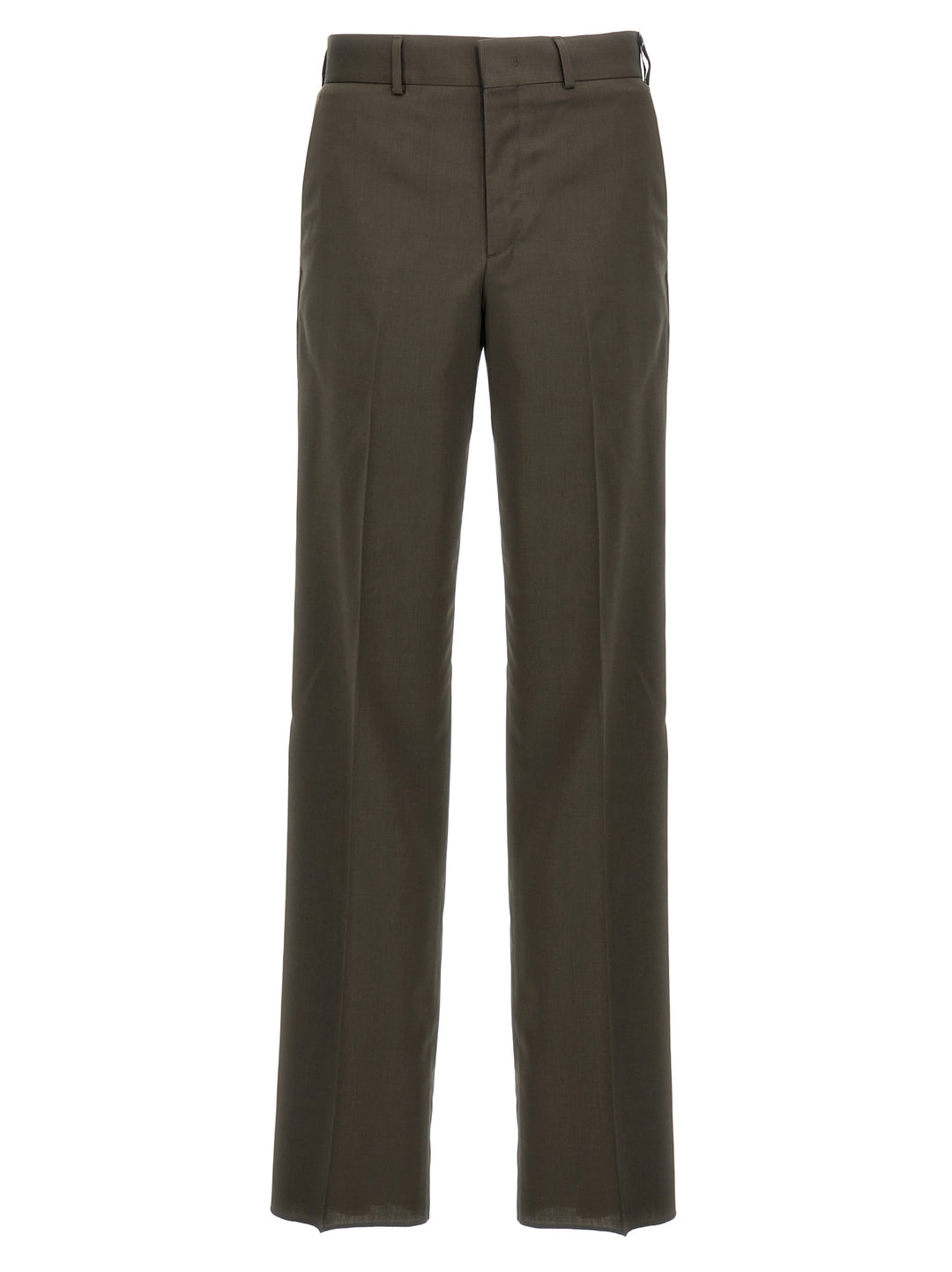 Fendi Bicolor Wool Dress Pants
