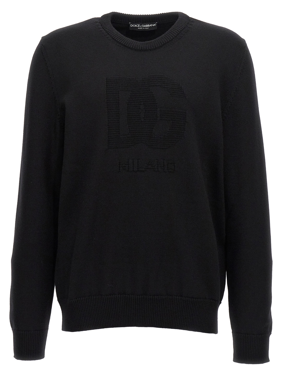 Dolce &amp; Gabbana Black Virgin Wool Cardigan