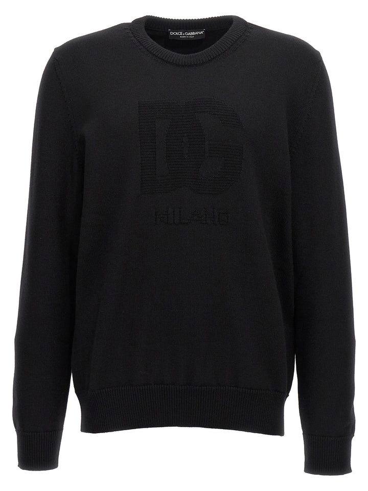 Dolce &amp; Gabbana Black Virgin Wool Cardigan
