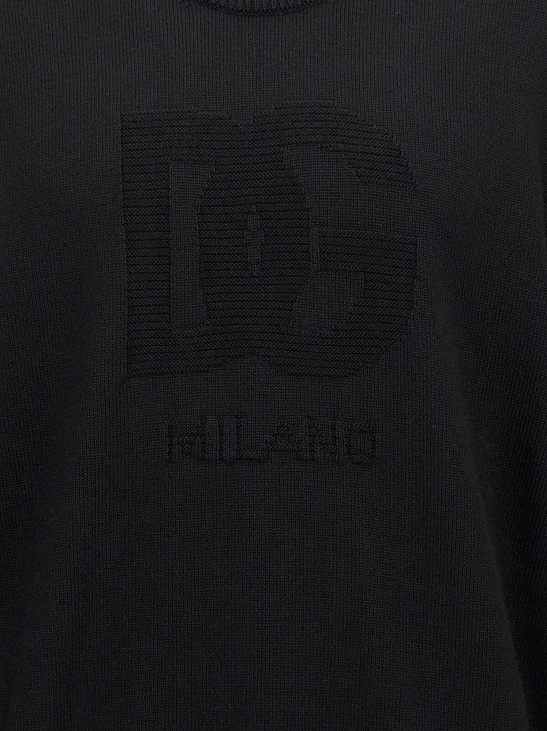 Dolce &amp; Gabbana Black Virgin Wool Cardigan