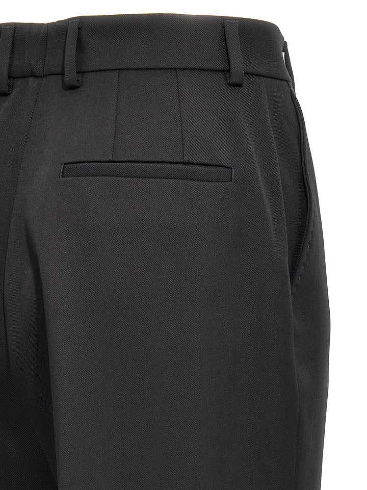 Dolce &amp; Gabbana Black Virgin Wool Dress Pants