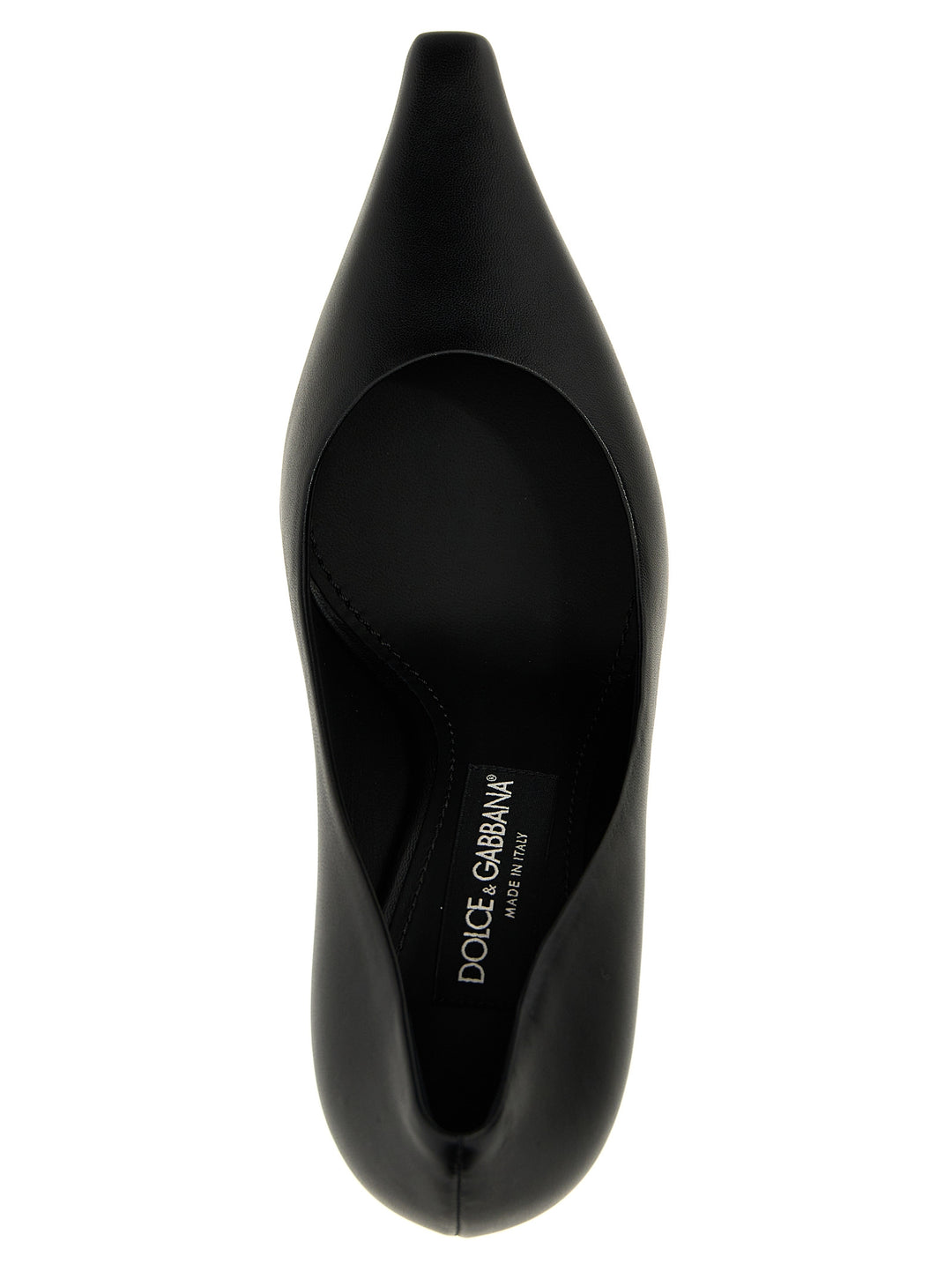Dolce &amp; Gabbana Black Lamb Leather High Heel Pumps