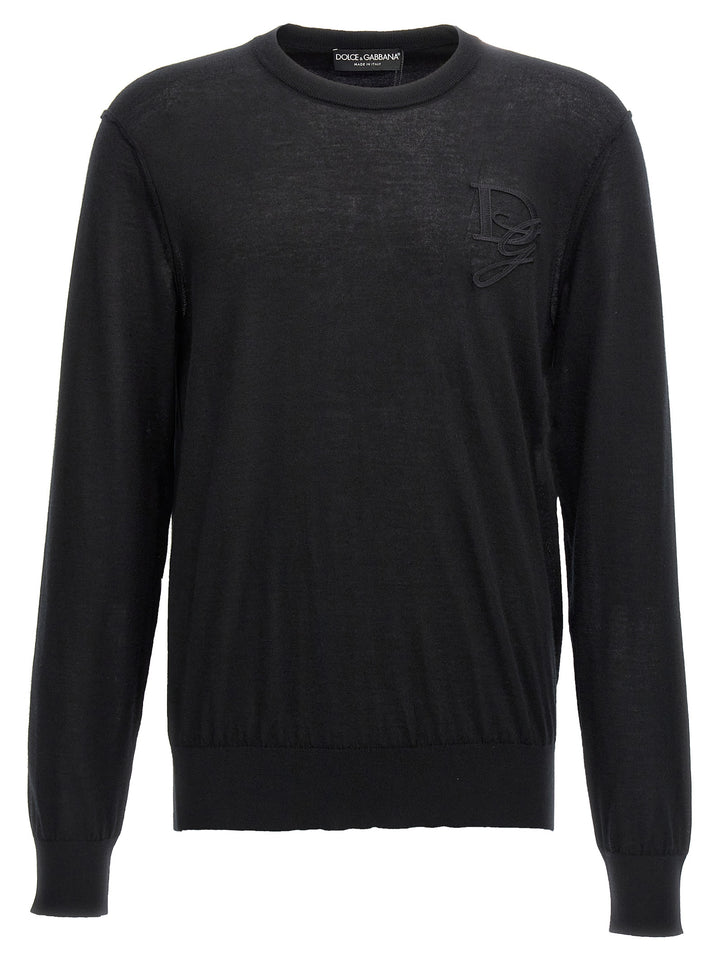 Dolce &amp; Gabbana Black Cashmere Cardigan