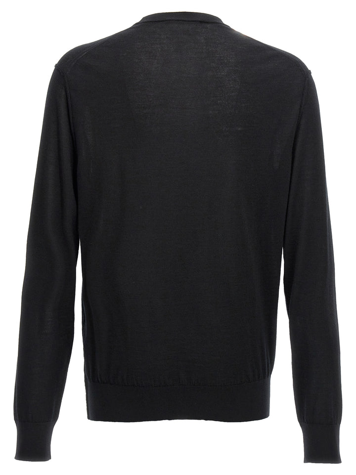 Dolce &amp; Gabbana Black Cashmere Cardigan