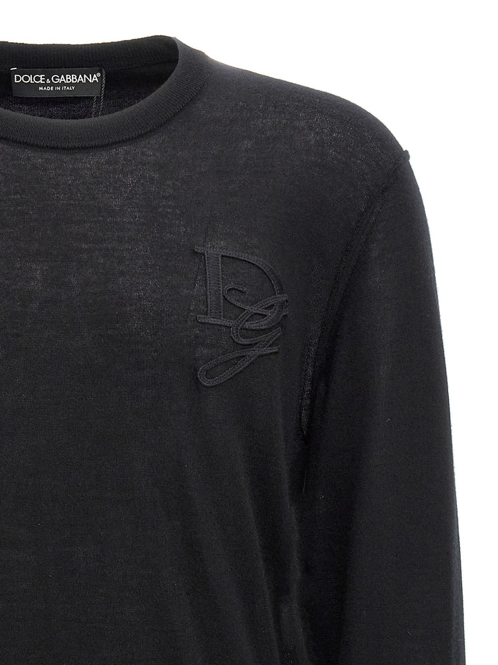 Dolce &amp; Gabbana Black Cashmere Cardigan