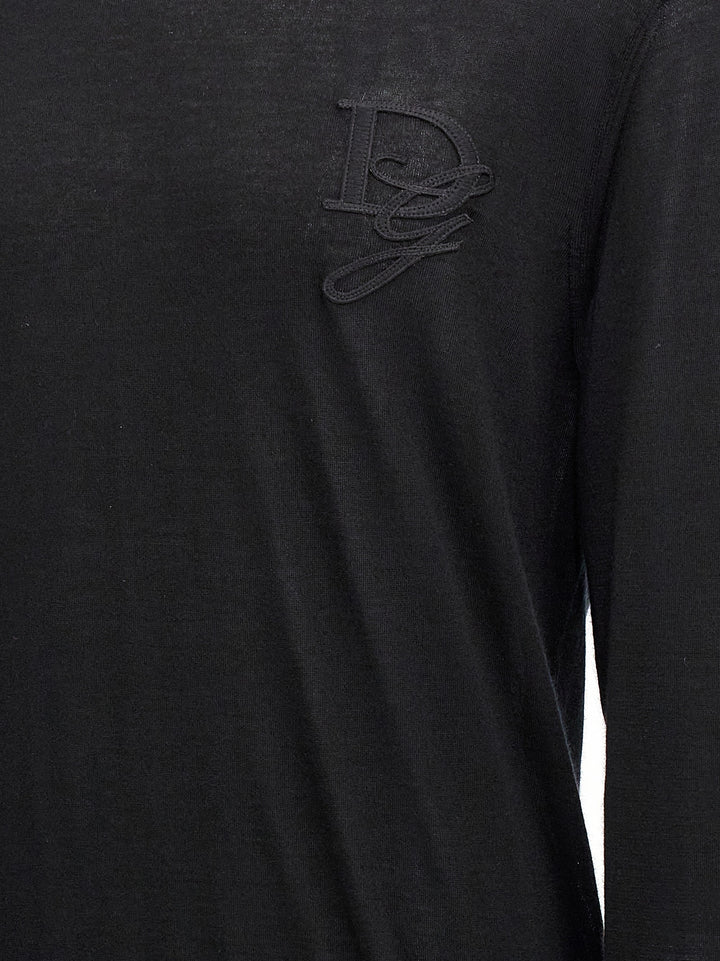 Dolce &amp; Gabbana Black Cashmere Cardigan