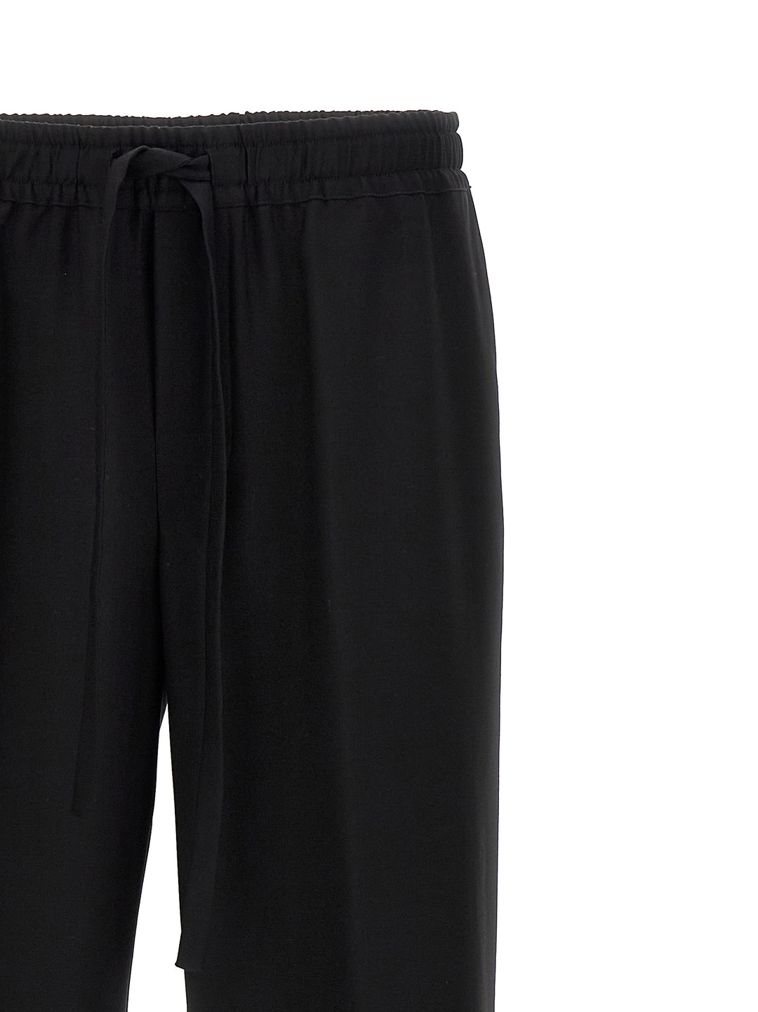 Dolce &amp; Gabbana Black Virgin Wool Casual Pants
