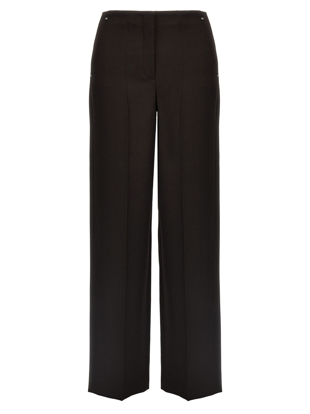 Fendi Purple Virgin Wool Dress Pants