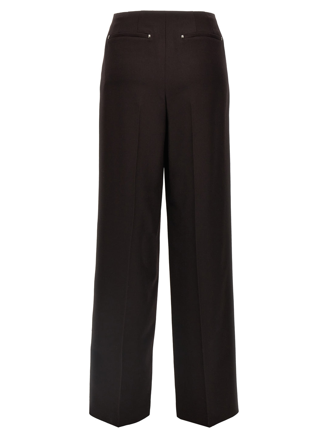 Fendi Purple Virgin Wool Dress Pants