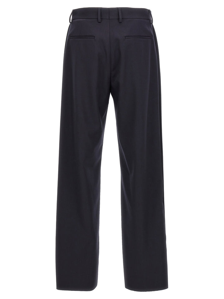 Fendi Blue Polyester Casual Pants