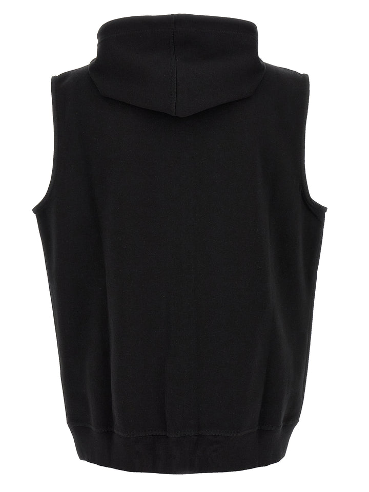 Brunello Cucinelli Black Cotton Sleeveless Jacket
