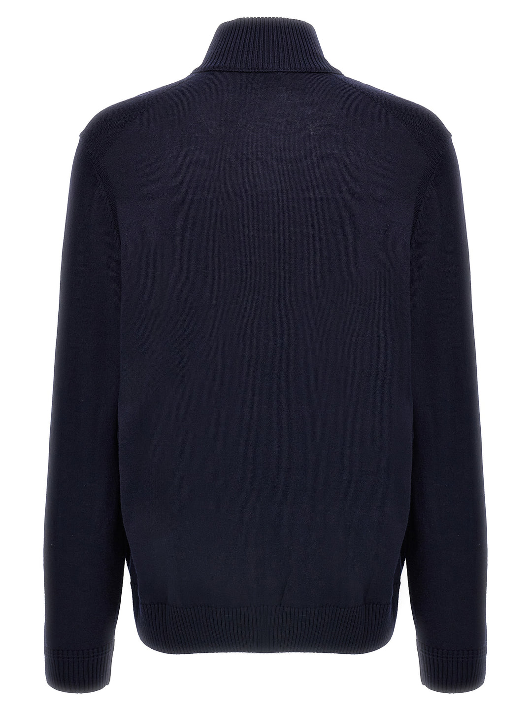 Hugo Boss Blue Wool Cardigan