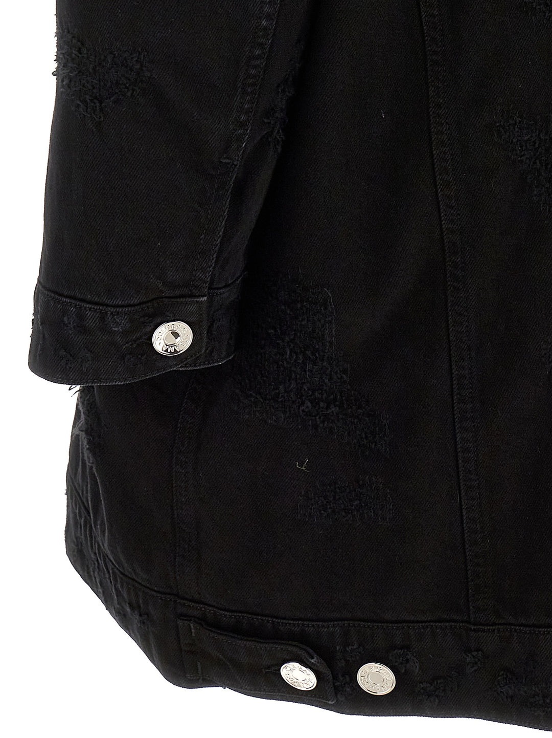 Dolce &amp; Gabbana Black Cotton Denim Jacket