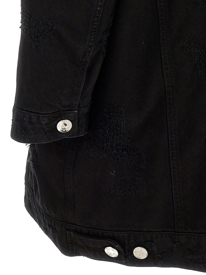 Dolce &amp; Gabbana Black Cotton Denim Jacket