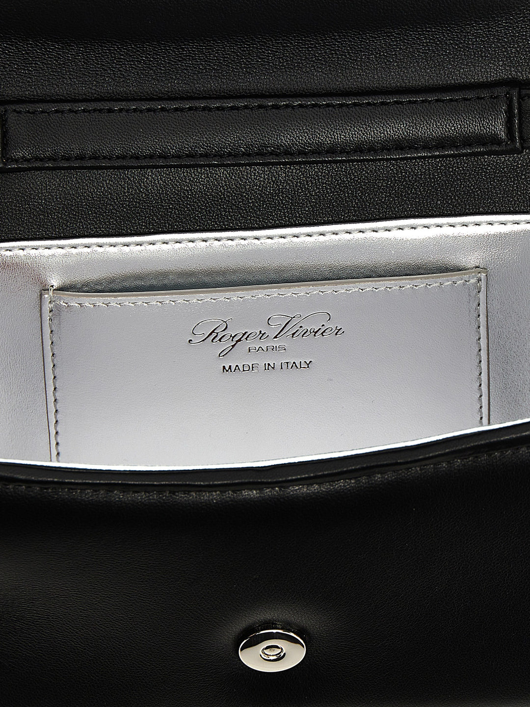 Roger Vivier Black Lamb Leather Handbag