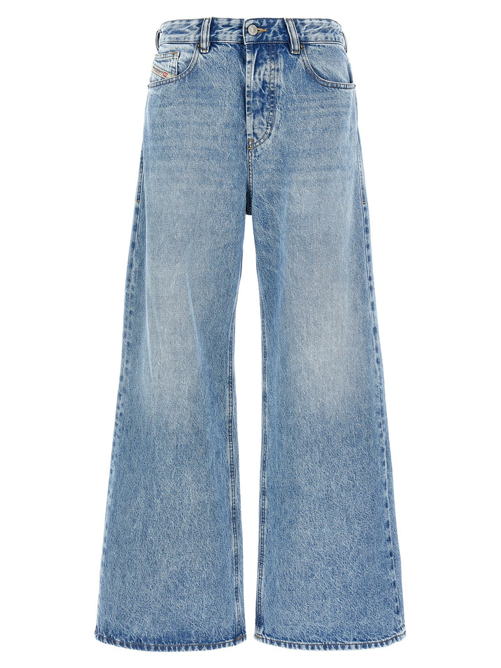 Diesel Blue Cotton Jeans Denim