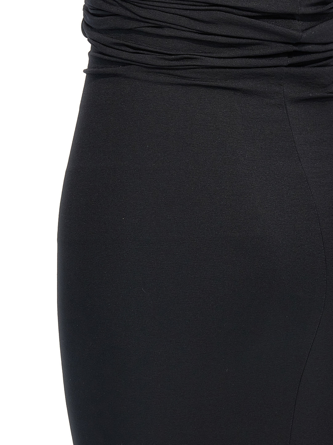 Rick Owens Black Nylon Short Dress