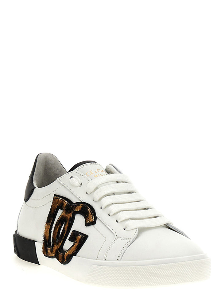 Dolce &amp; Gabbana Multicolor Calfskin Low Top Sneakers