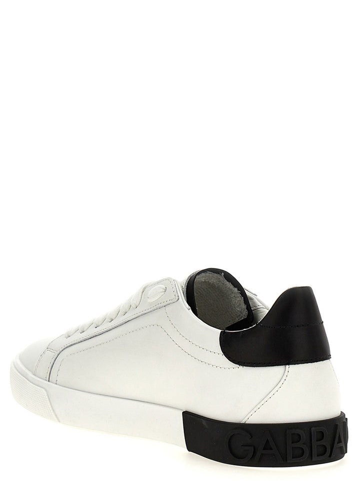 Dolce &amp; Gabbana Multicolor Calfskin Low Top Sneakers