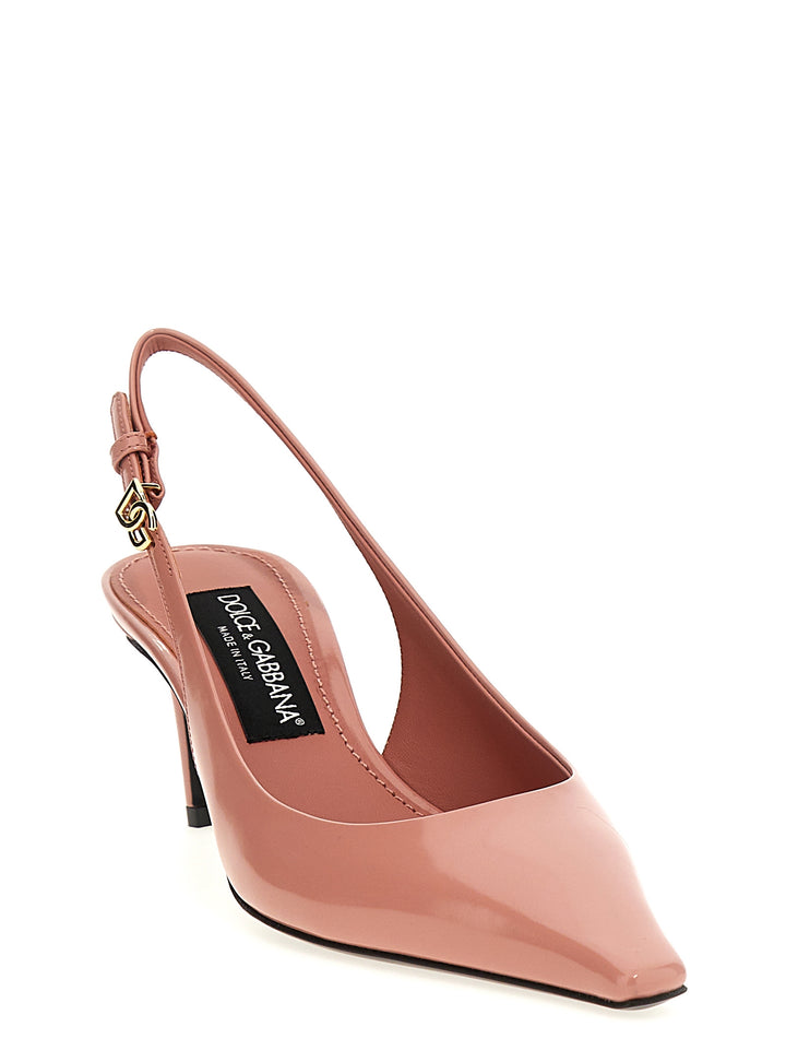 Dolce &amp; Gabbana Multicolor Calfskin Mid Heel Pumps