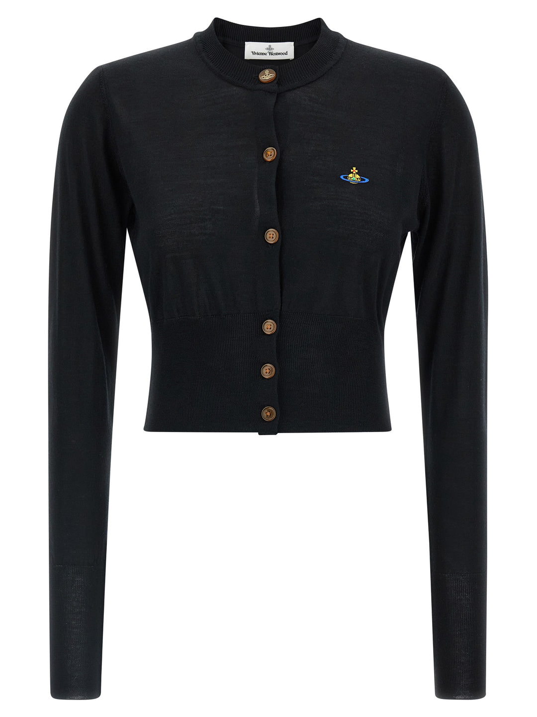 Vivienne Westwood Black Wool Cardigan