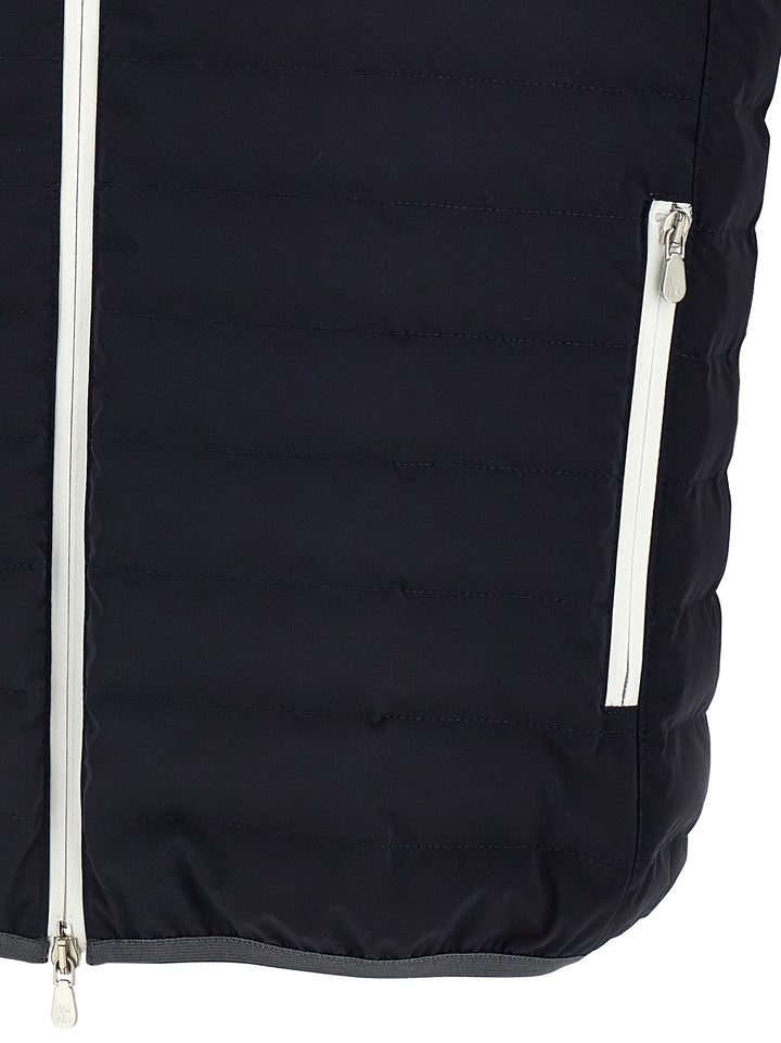 Brunello Cucinelli Blue Polyamide Coat