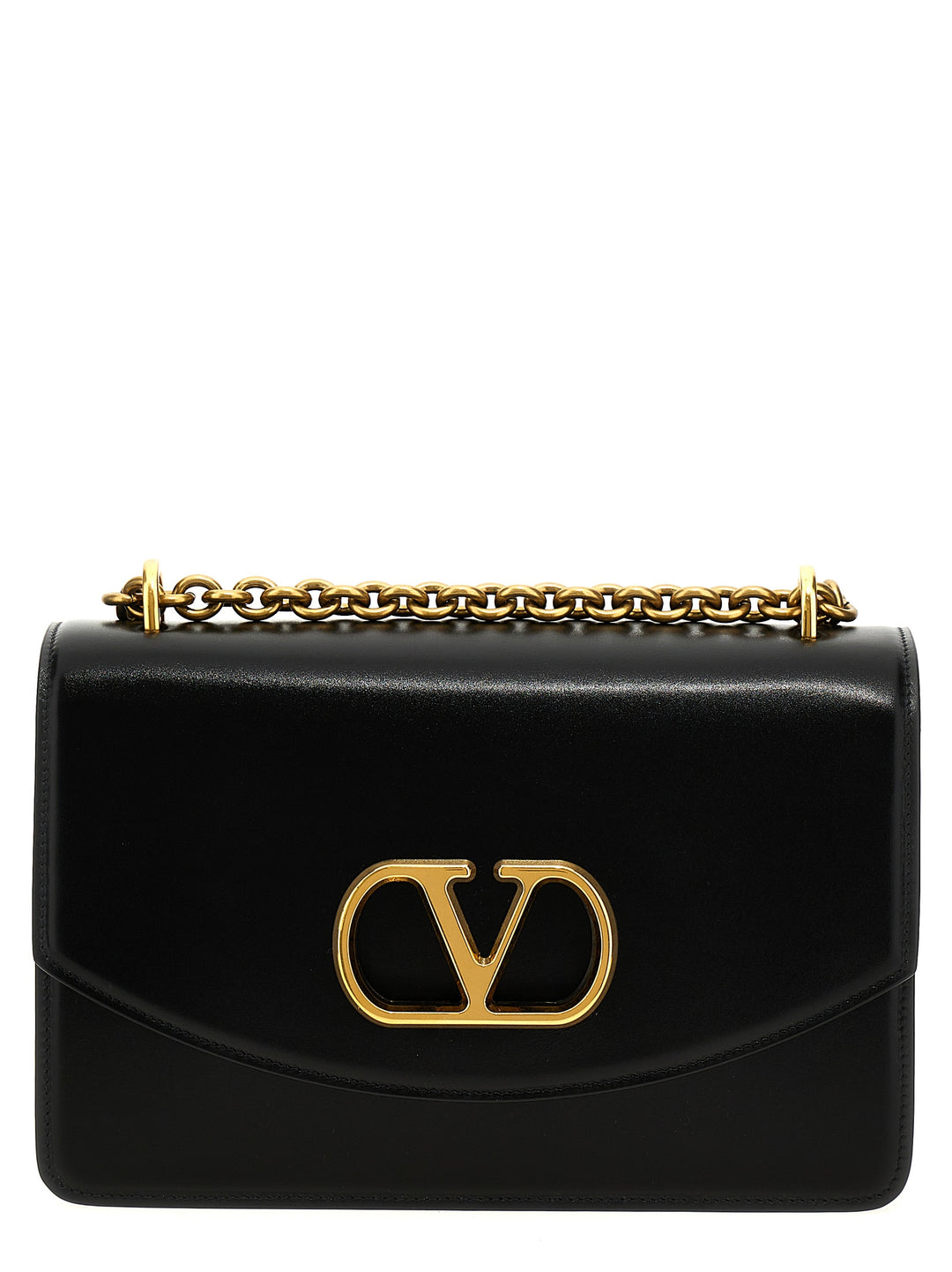 Valentino Garavani Black Calfskin Shoulder Bag
