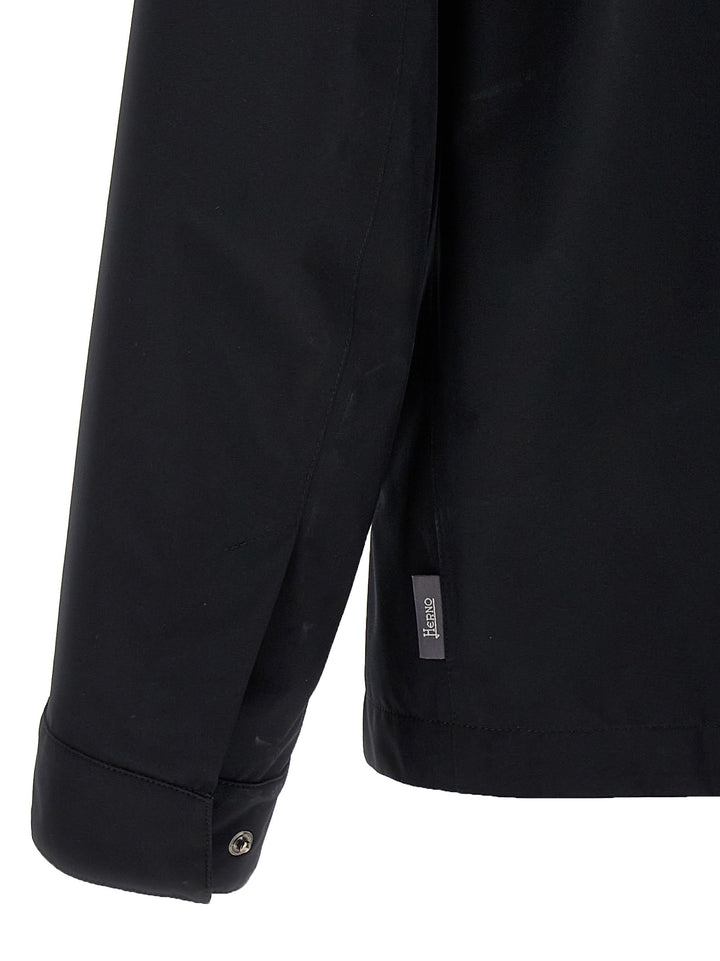 Herno Black Polyester Shell Jacket