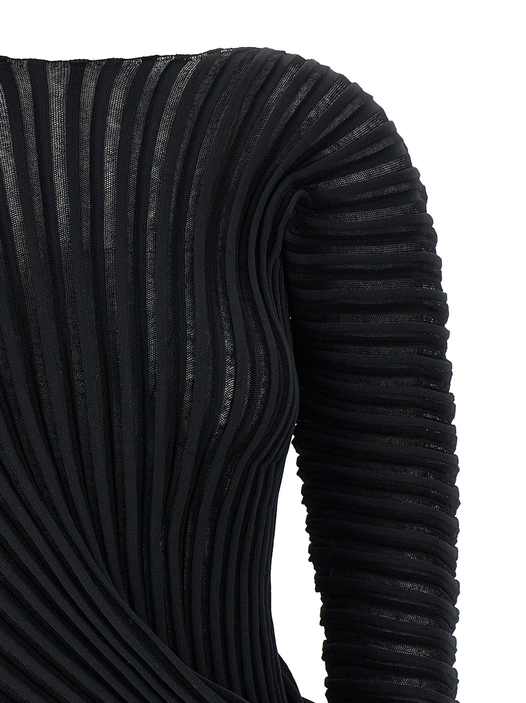 Issey Miyake Black Polyester Shirt