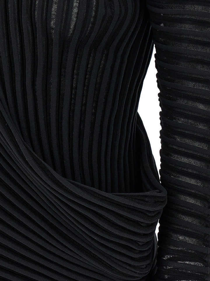 Issey Miyake Black Polyester Shirt