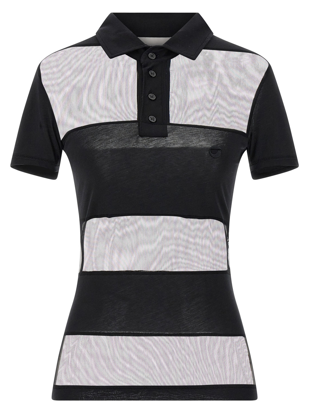 Coperni Black Cotton Polo Shirt