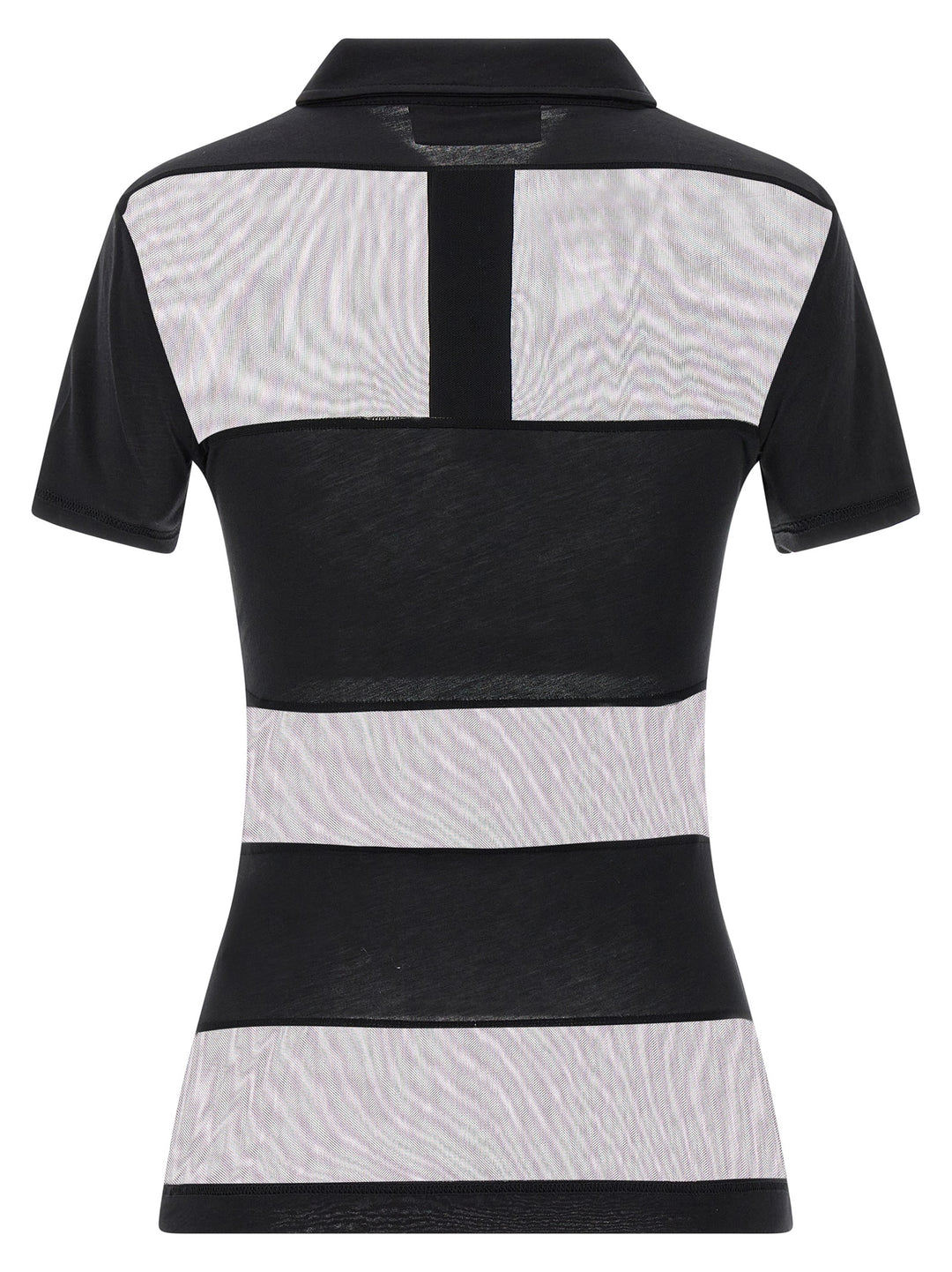 Coperni Black Cotton Polo Shirt