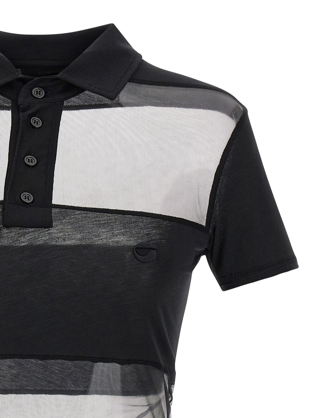 Coperni Black Cotton Polo Shirt