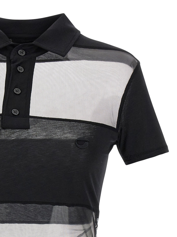Coperni Black Cotton Polo Shirt