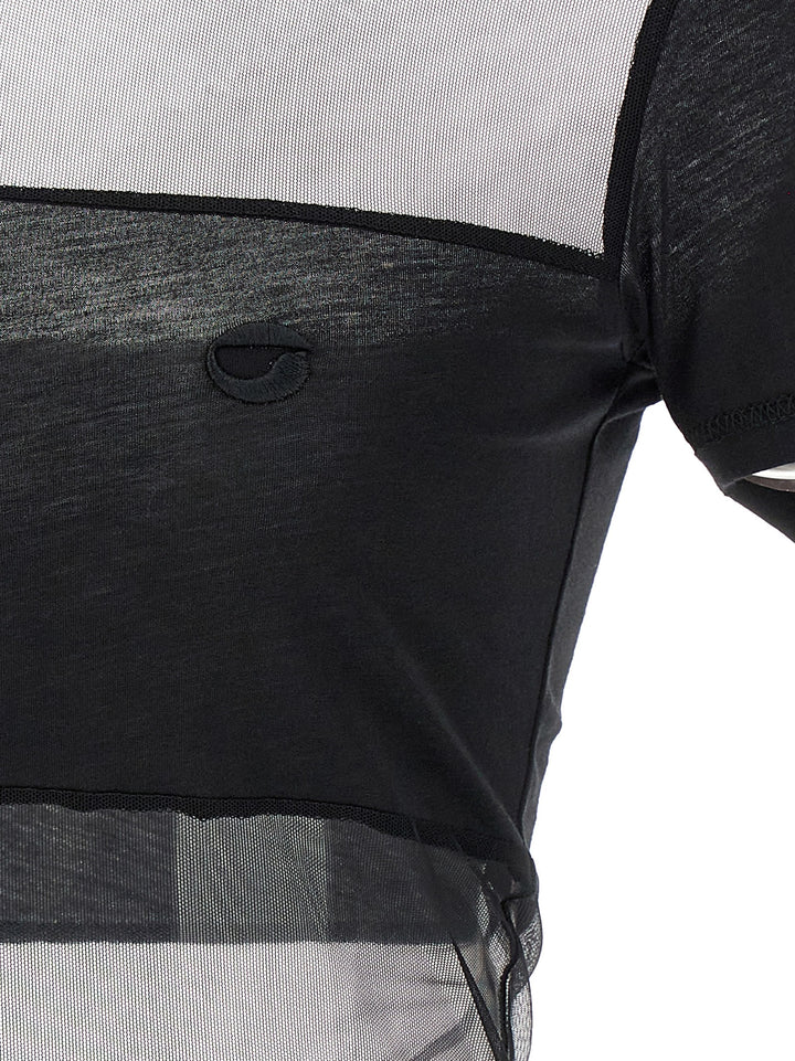 Coperni Black Cotton Polo Shirt