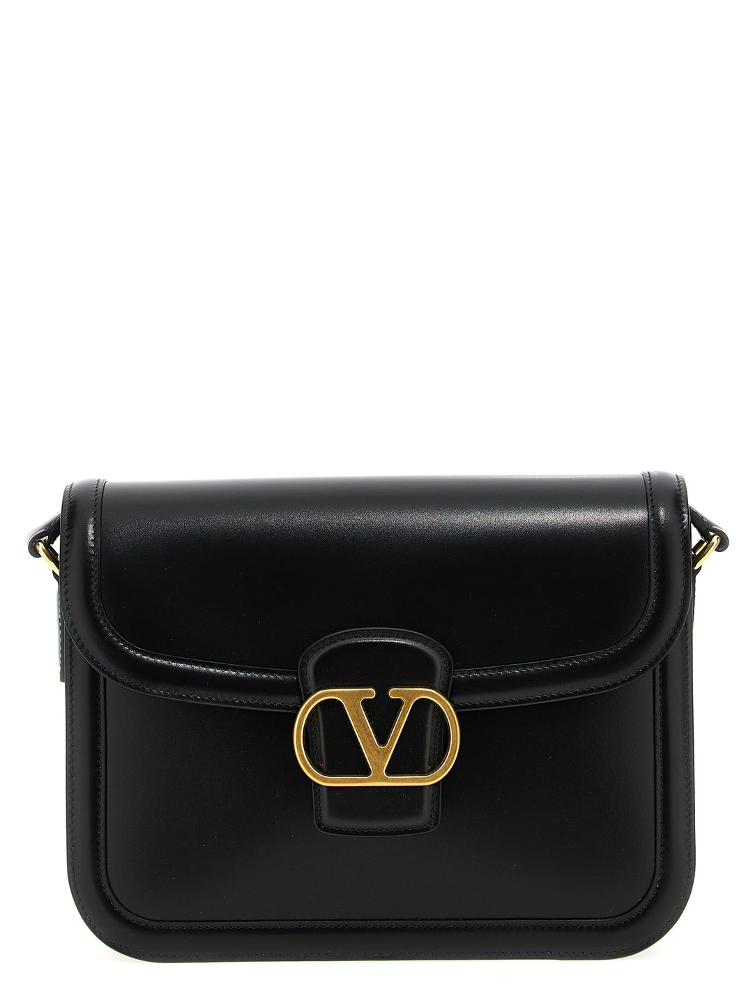 Valentino Garavani Black Calfskin Shoulder Bag