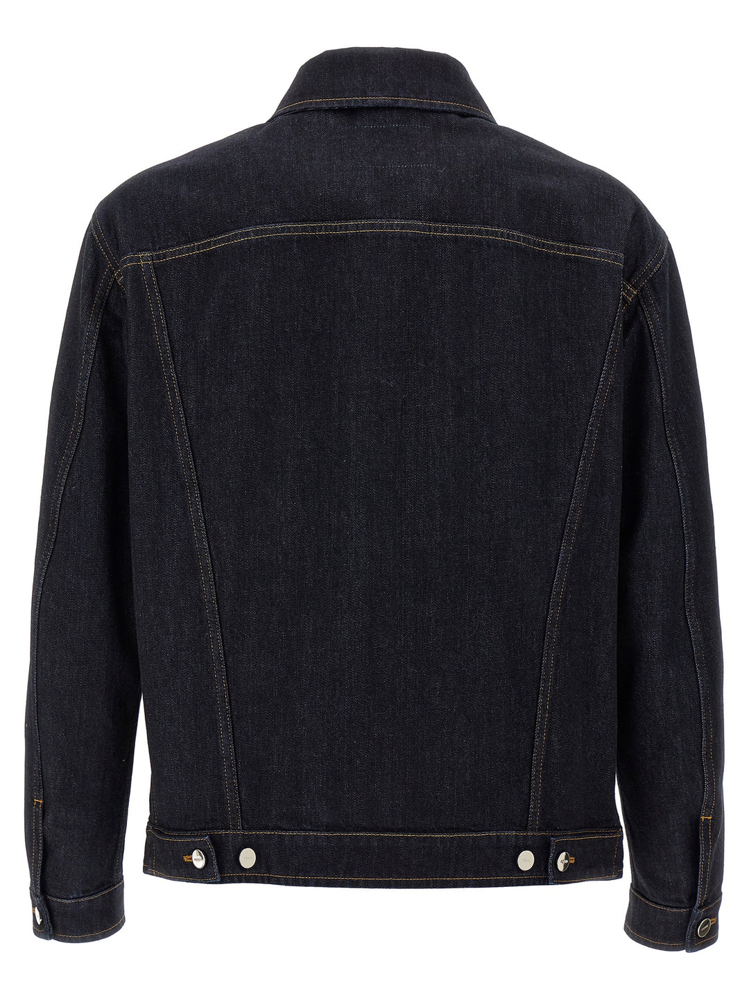 Fendi Blue Cotton Denim Jacket