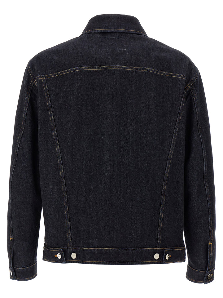 Fendi Blue Cotton Denim Jacket