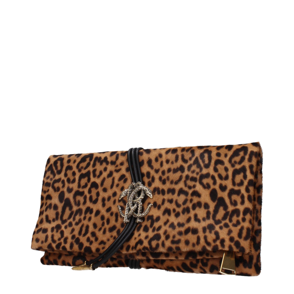 Roberto Cavalli - Brown Horsehair Clutch Bag